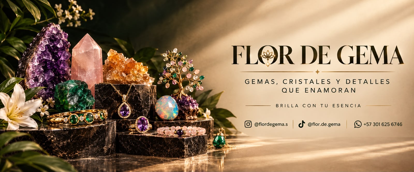 Flor De Gema - Gemas, cristales y detalles que enamoran. Brilla con tu esencia